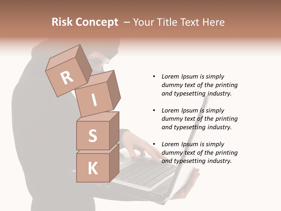 Burglar Female Disguise PowerPoint Template