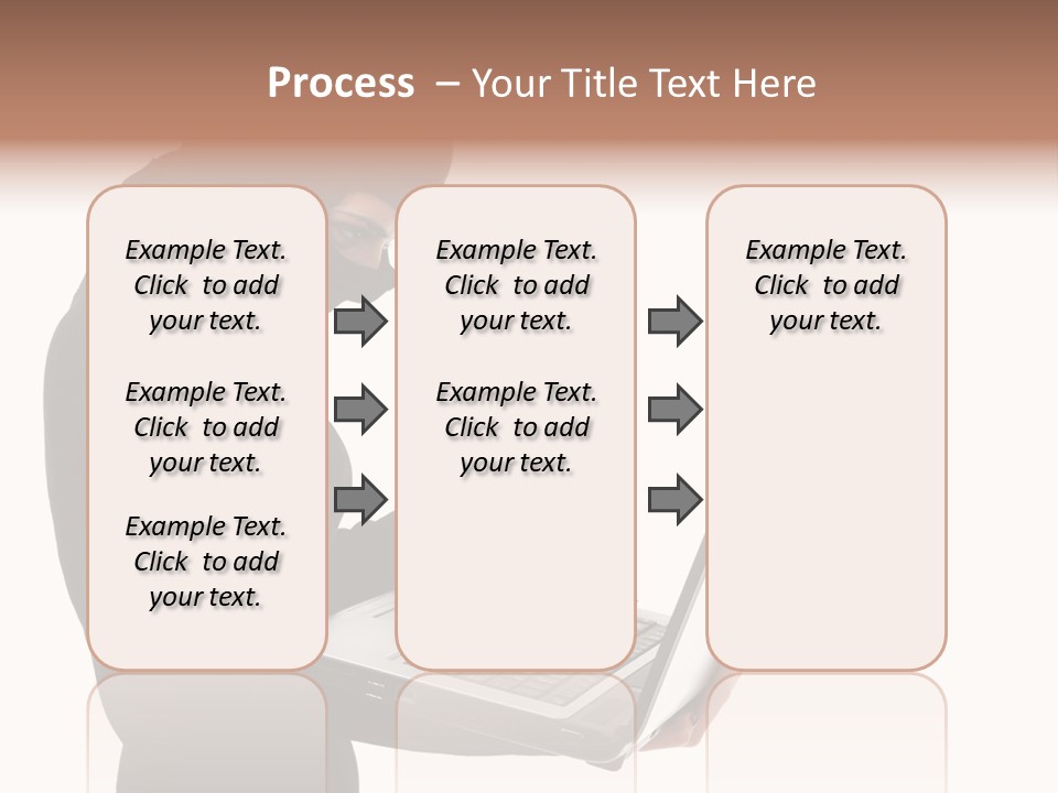 Burglar Female Disguise PowerPoint Template