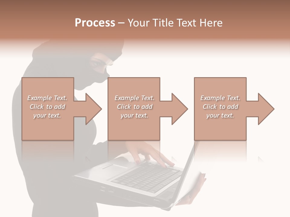 Burglar Female Disguise PowerPoint Template