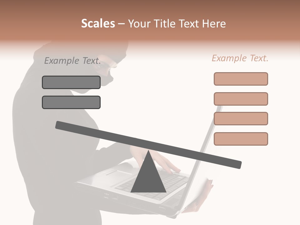 Burglar Female Disguise PowerPoint Template