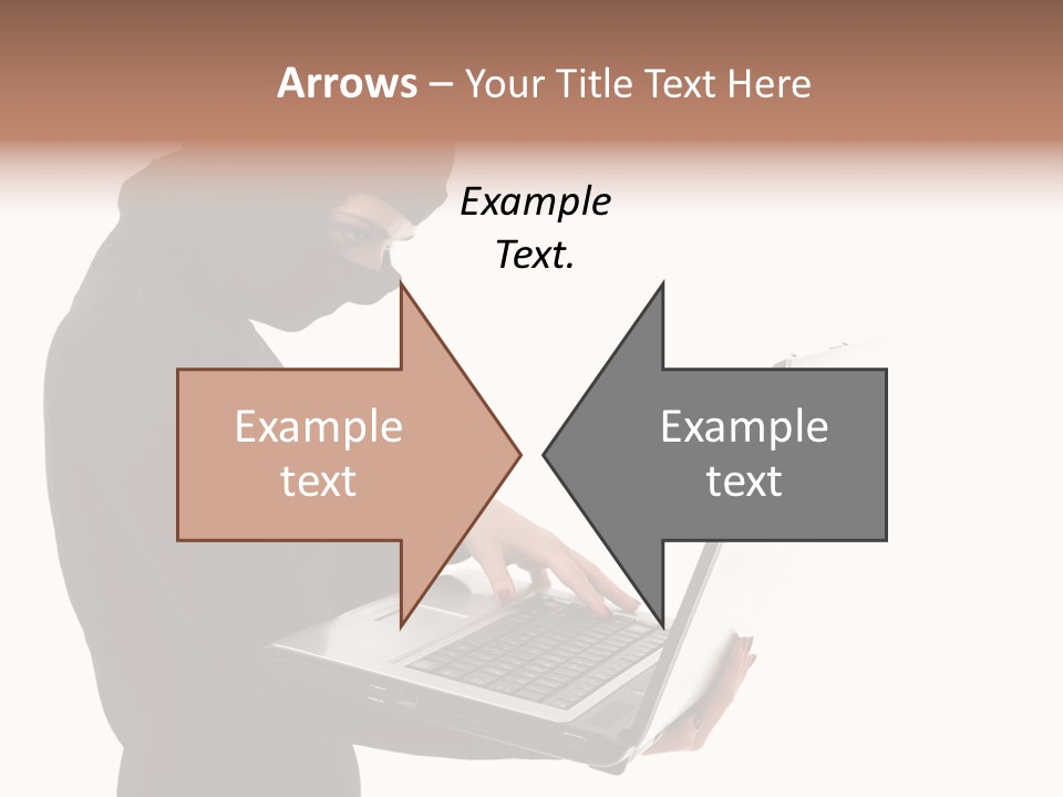 Burglar Female Disguise PowerPoint Template