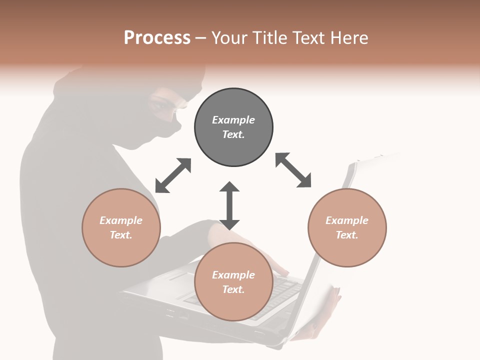Burglar Female Disguise PowerPoint Template