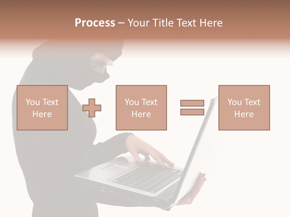 Burglar Female Disguise PowerPoint Template
