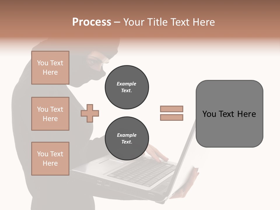 Burglar Female Disguise PowerPoint Template