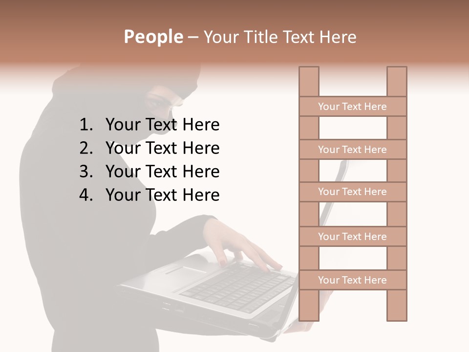 Burglar Female Disguise PowerPoint Template