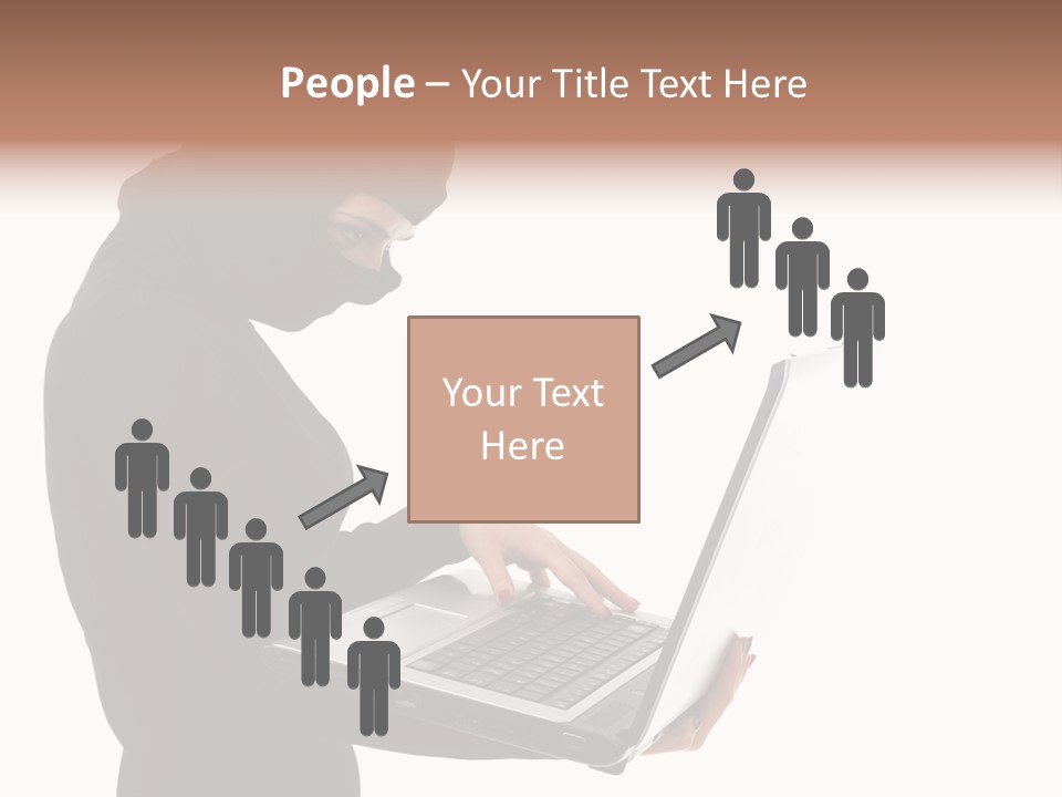 Burglar Female Disguise PowerPoint Template