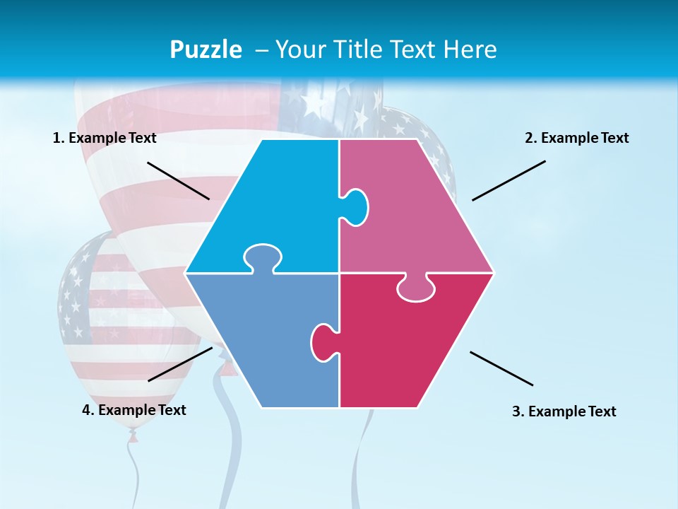 Flag Americas Party PowerPoint Template