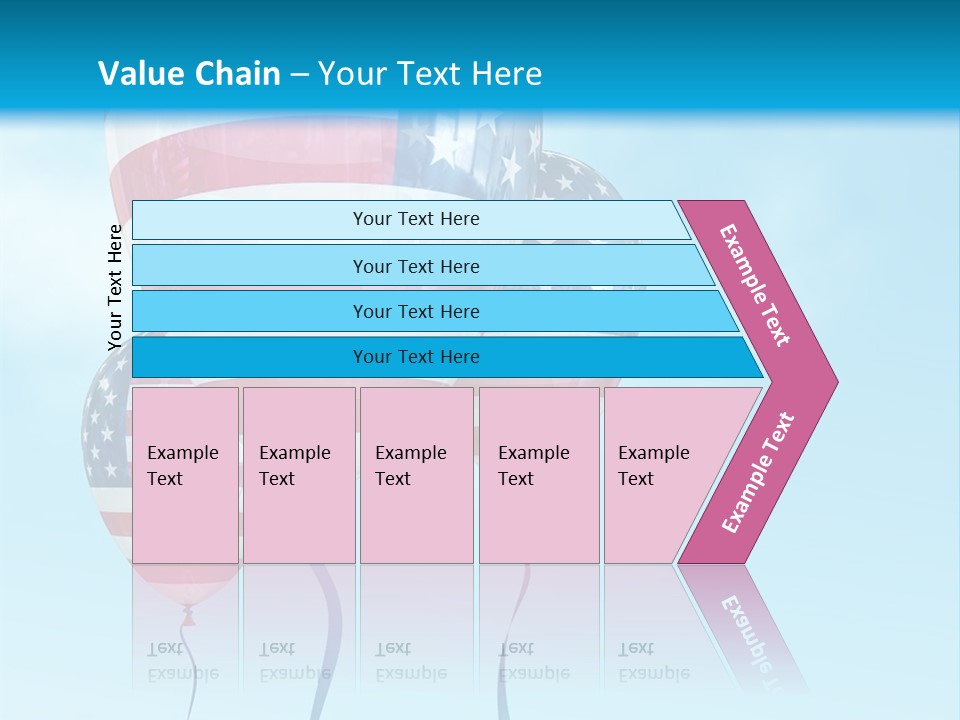 Flag Americas Party PowerPoint Template