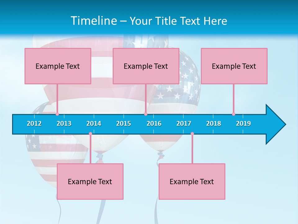 Flag Americas Party PowerPoint Template