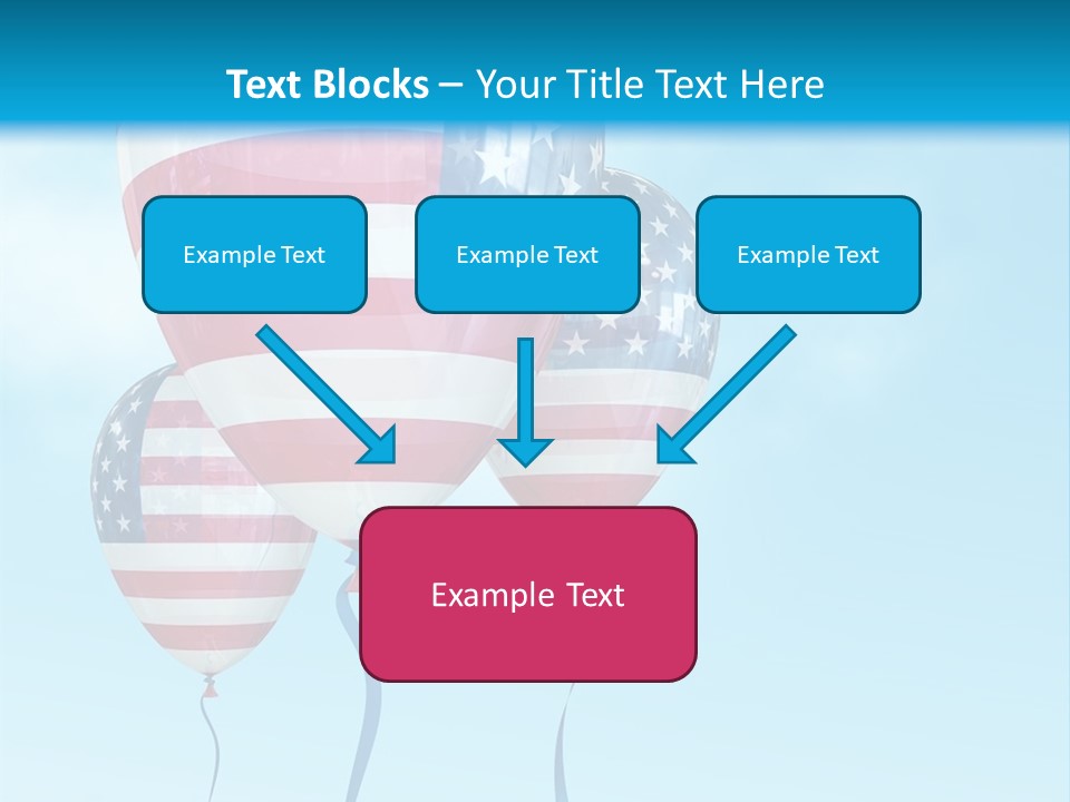 Flag Americas Party PowerPoint Template