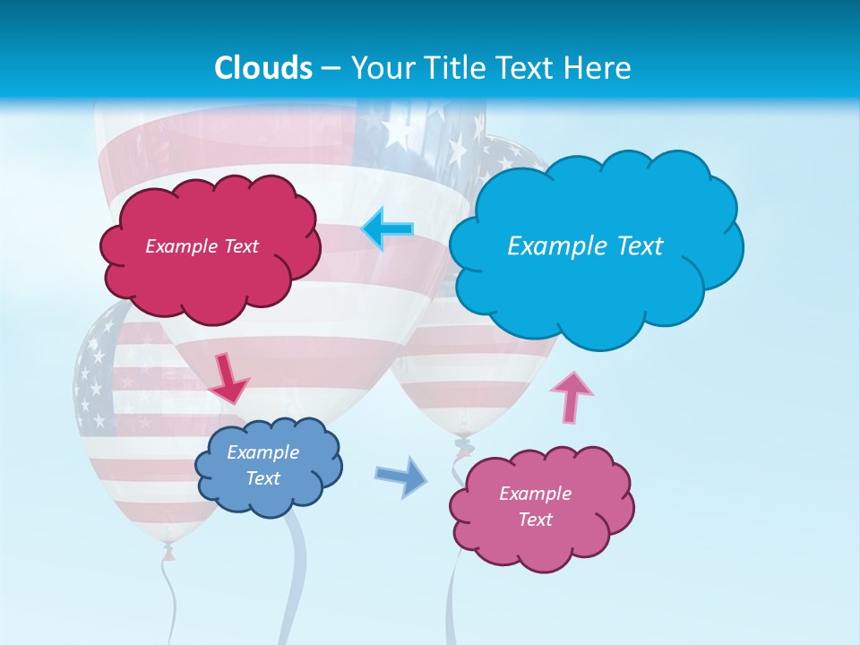 Flag Americas Party PowerPoint Template