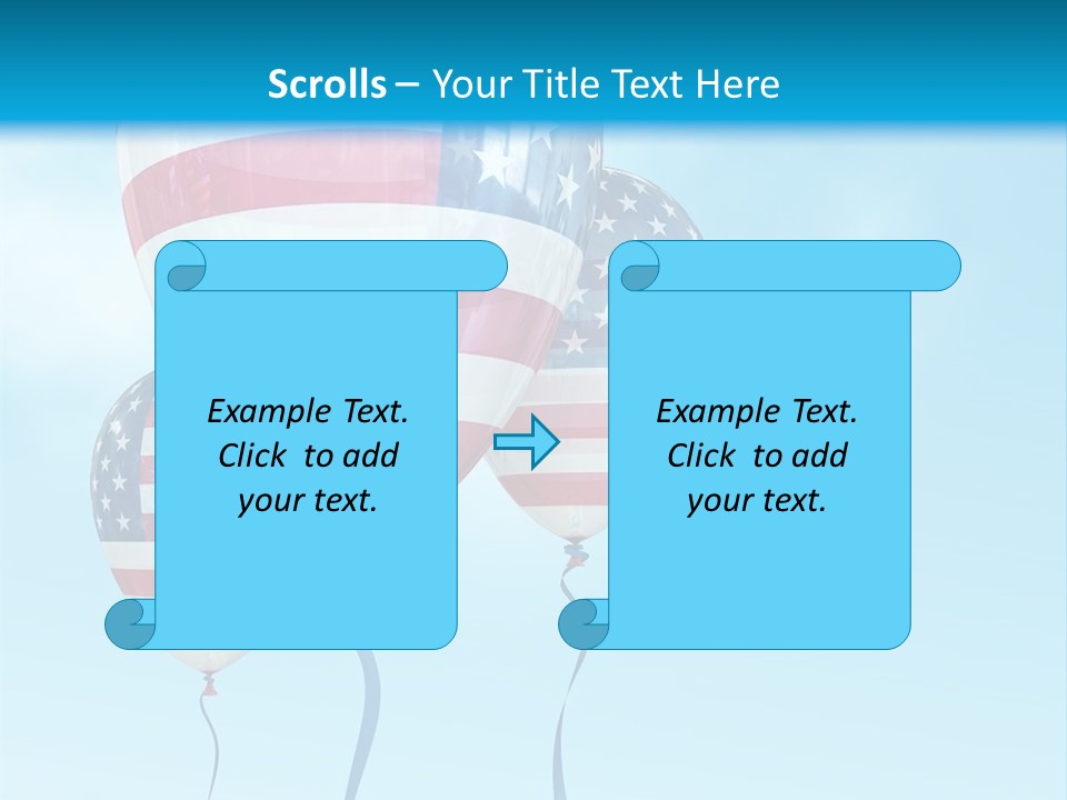 Flag Americas Party PowerPoint Template