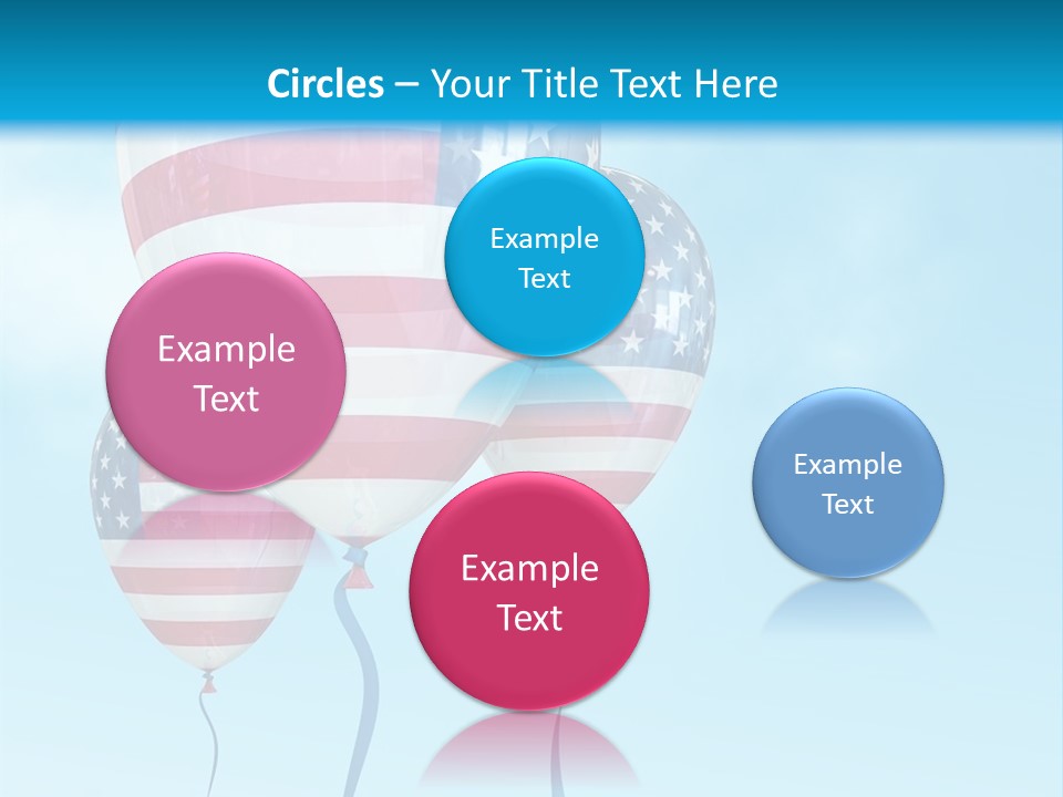 Flag Americas Party PowerPoint Template