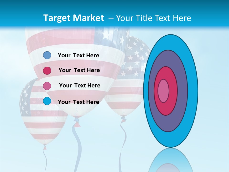 Flag Americas Party PowerPoint Template