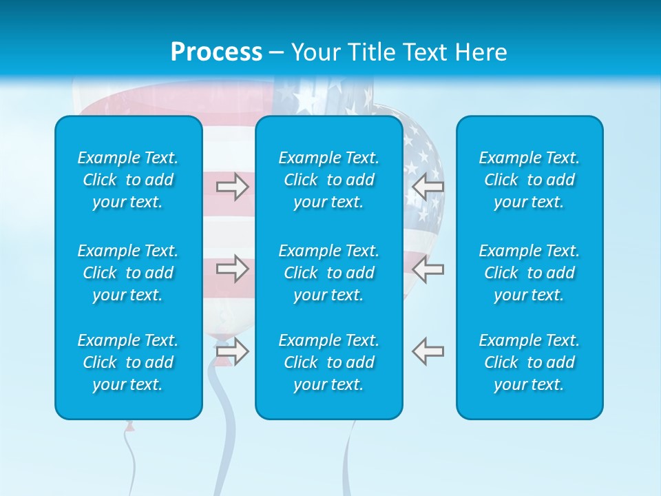 Flag Americas Party PowerPoint Template