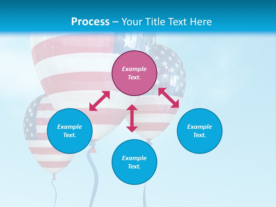 Flag Americas Party PowerPoint Template