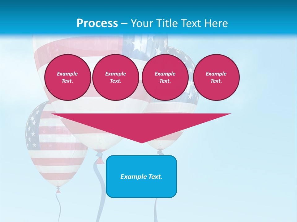 Flag Americas Party PowerPoint Template