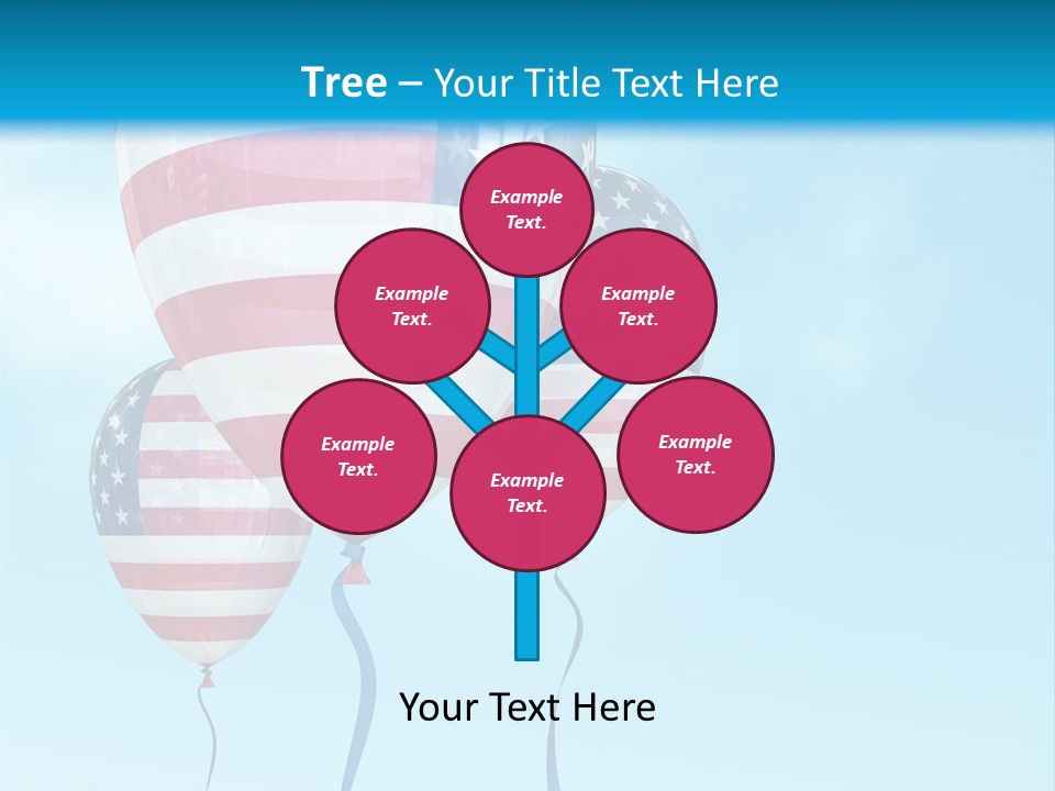 Flag Americas Party PowerPoint Template