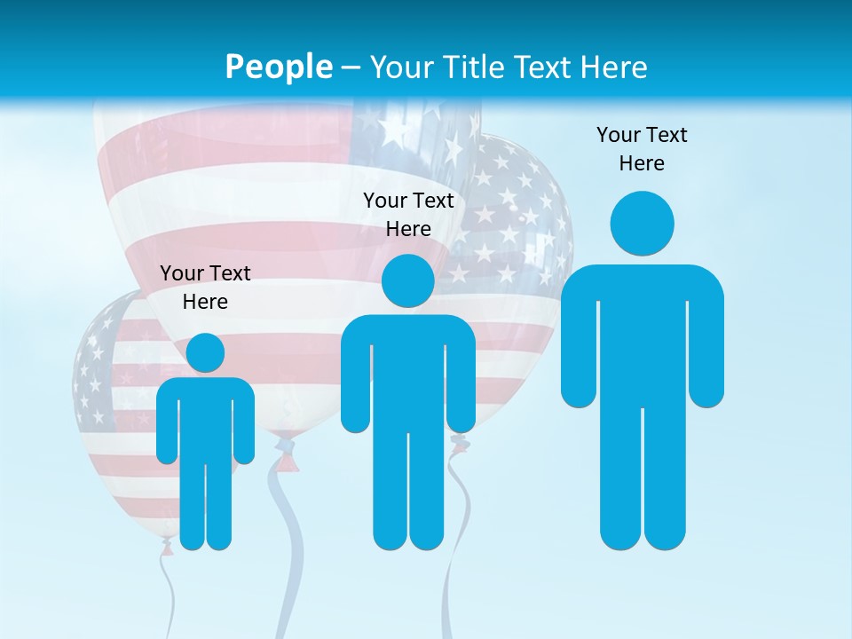 Flag Americas Party PowerPoint Template