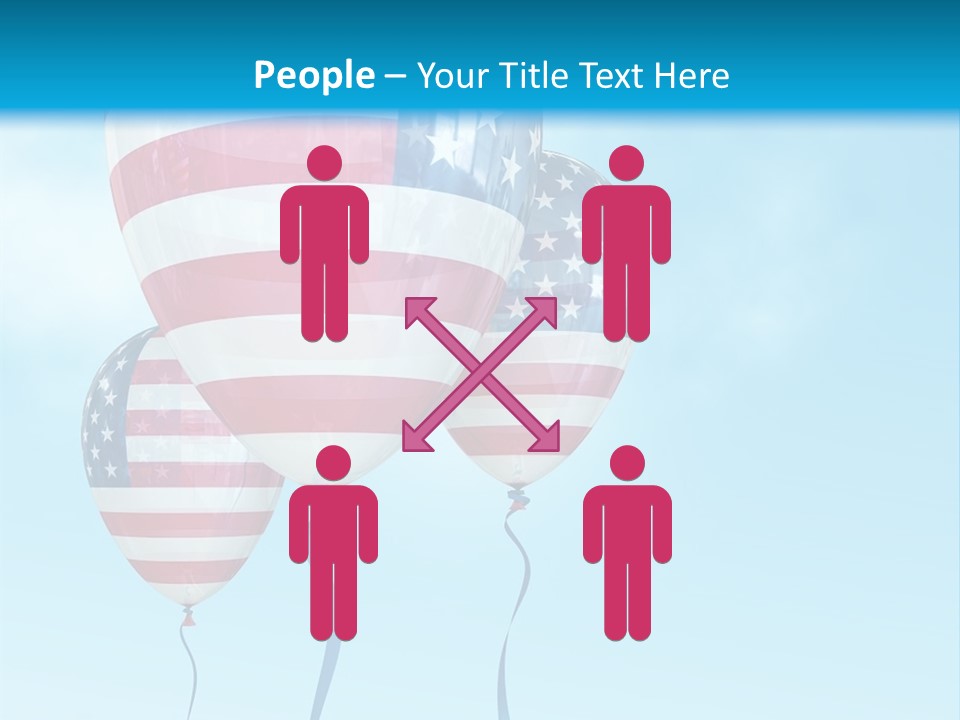 Flag Americas Party PowerPoint Template