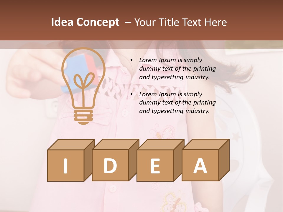 Care Play Nurser PowerPoint Template