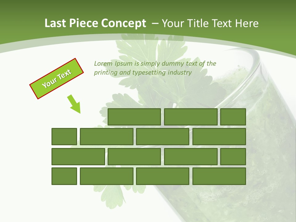 Nobody Closeup Diet PowerPoint Template