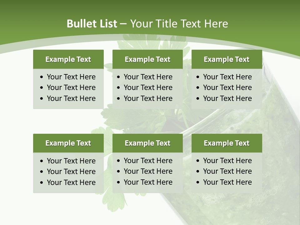 Nobody Closeup Diet PowerPoint Template