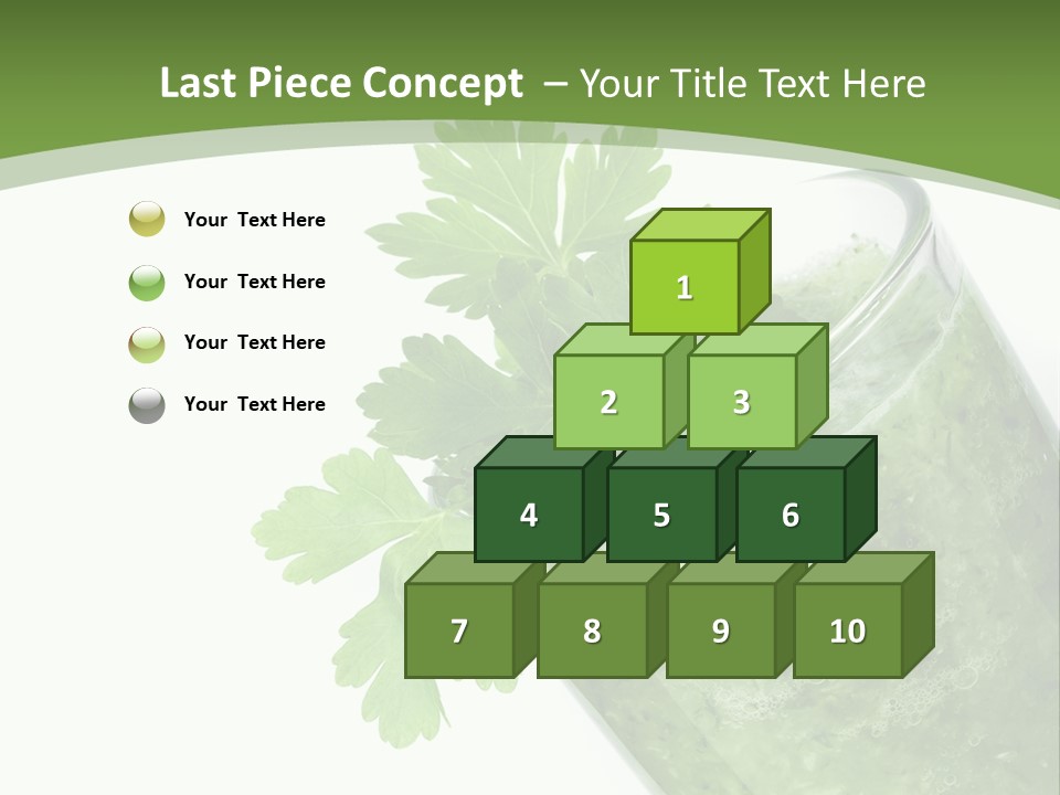 Nobody Closeup Diet PowerPoint Template