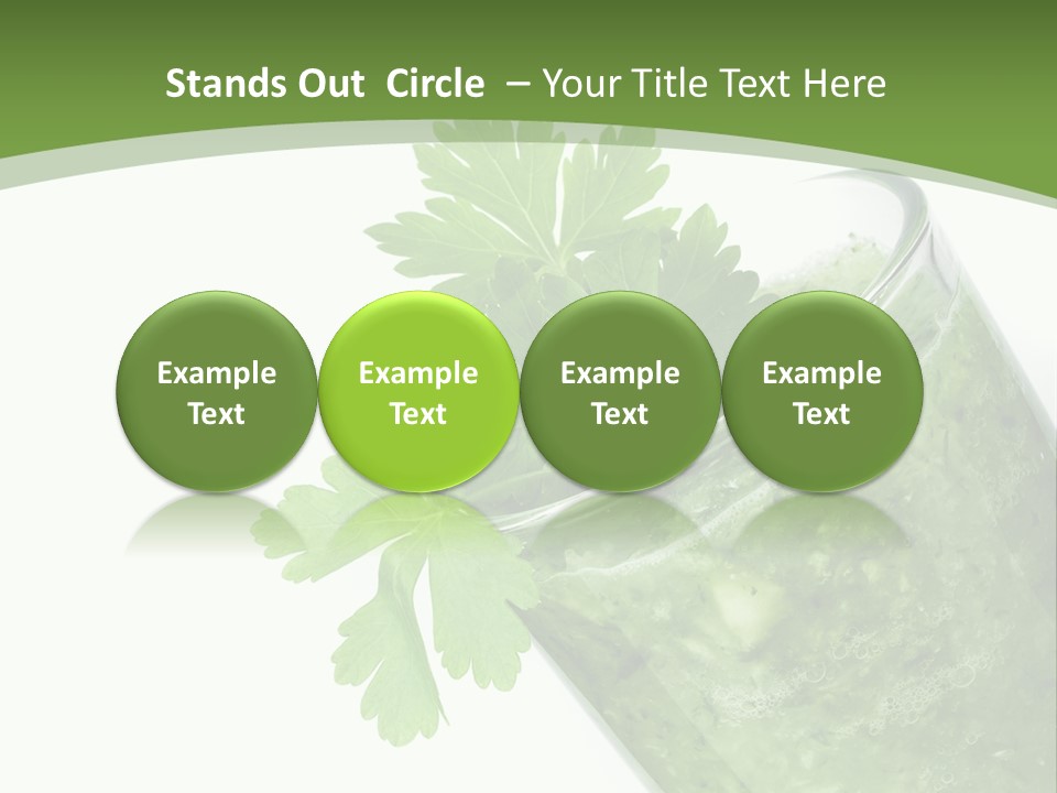 Nobody Closeup Diet PowerPoint Template