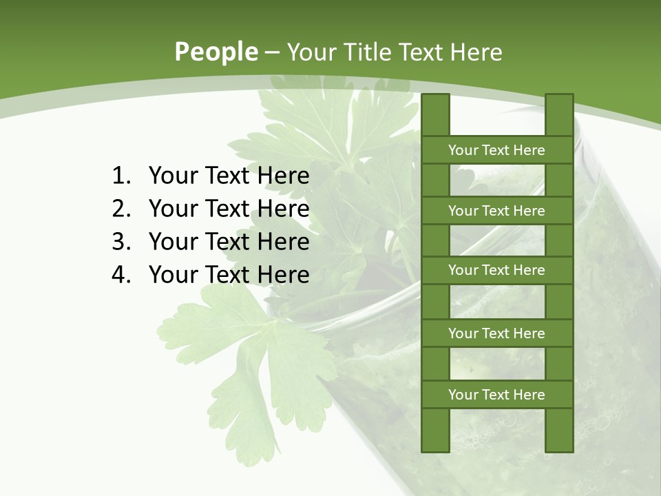 Nobody Closeup Diet PowerPoint Template