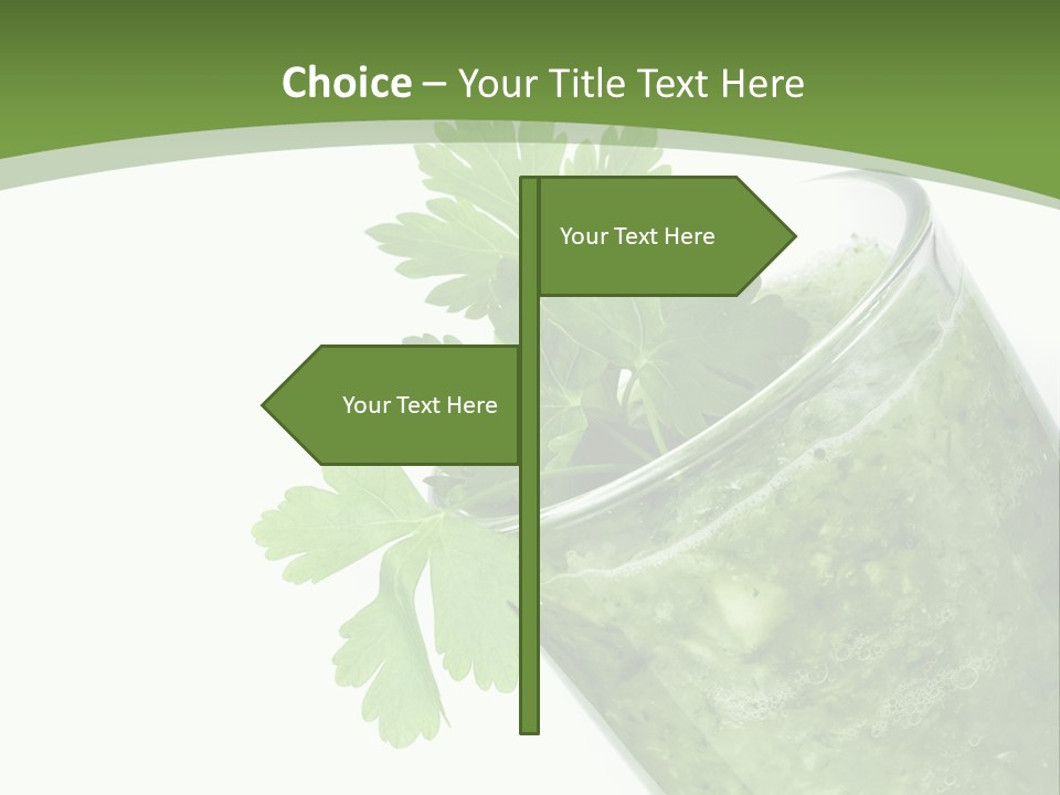 Nobody Closeup Diet PowerPoint Template