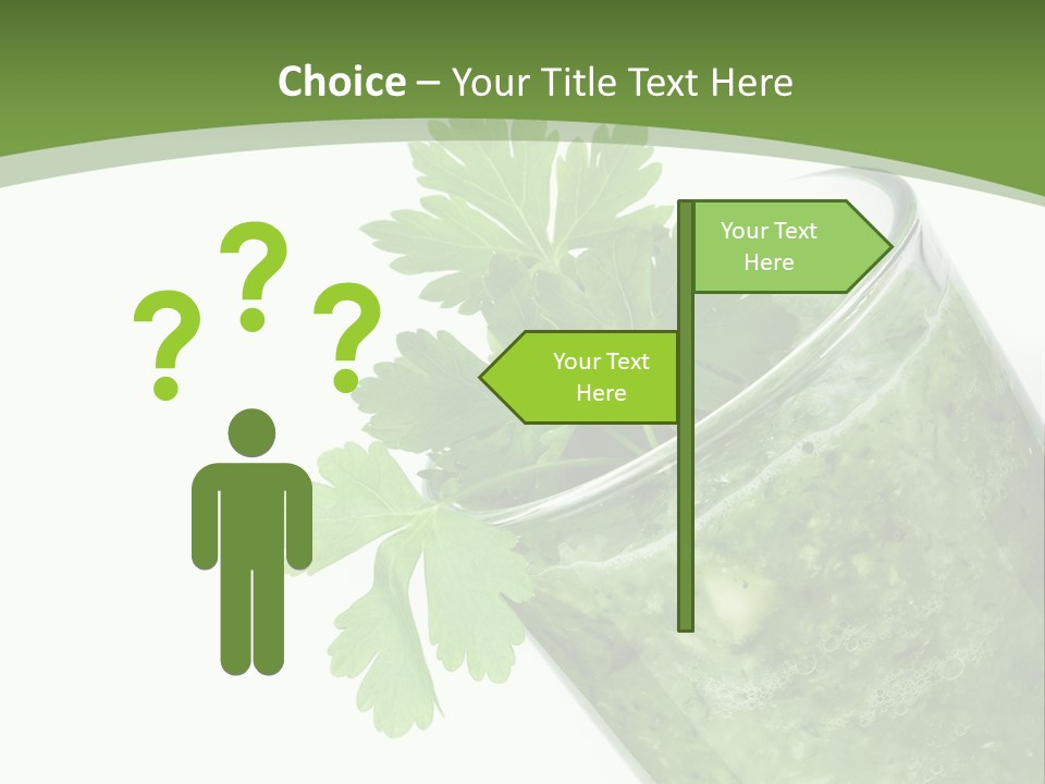 Nobody Closeup Diet PowerPoint Template