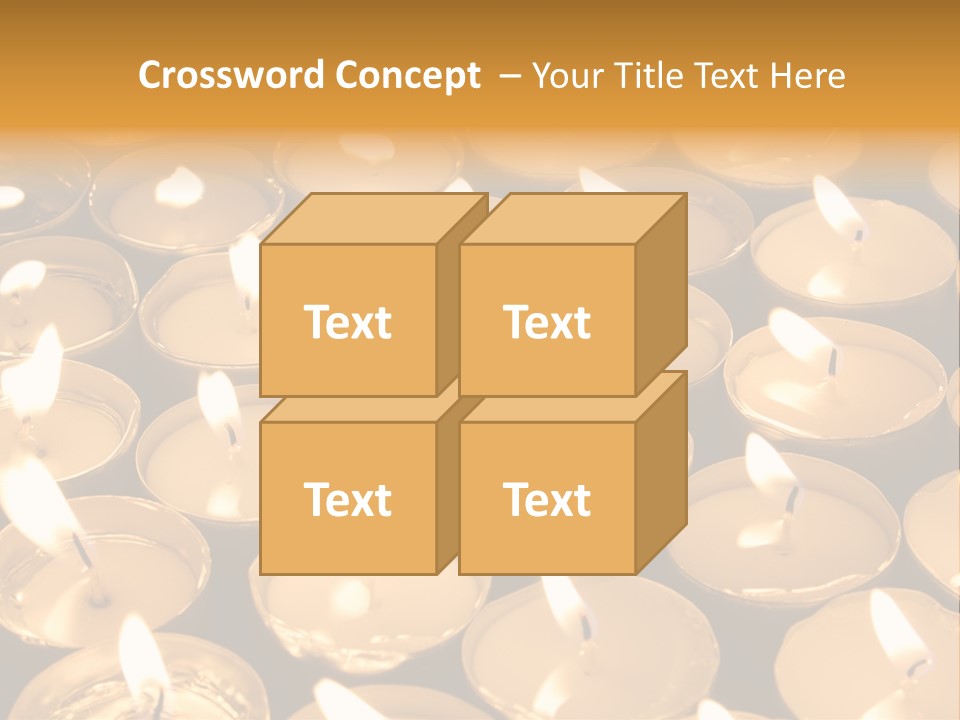 Mass Burning Lonely PowerPoint Template
