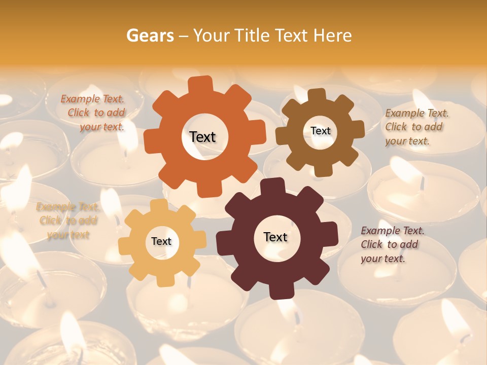 Mass Burning Lonely PowerPoint Template