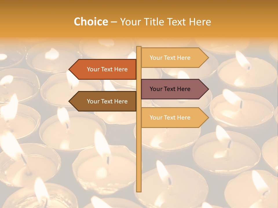 Mass Burning Lonely PowerPoint Template
