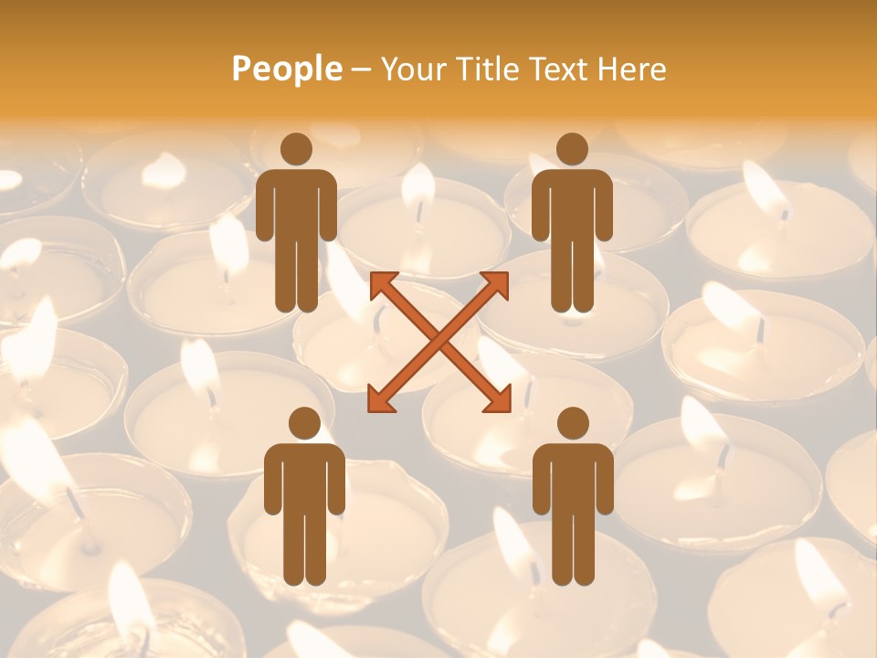 Mass Burning Lonely PowerPoint Template