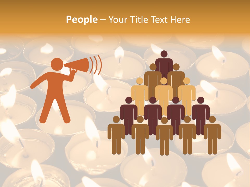 Mass Burning Lonely PowerPoint Template