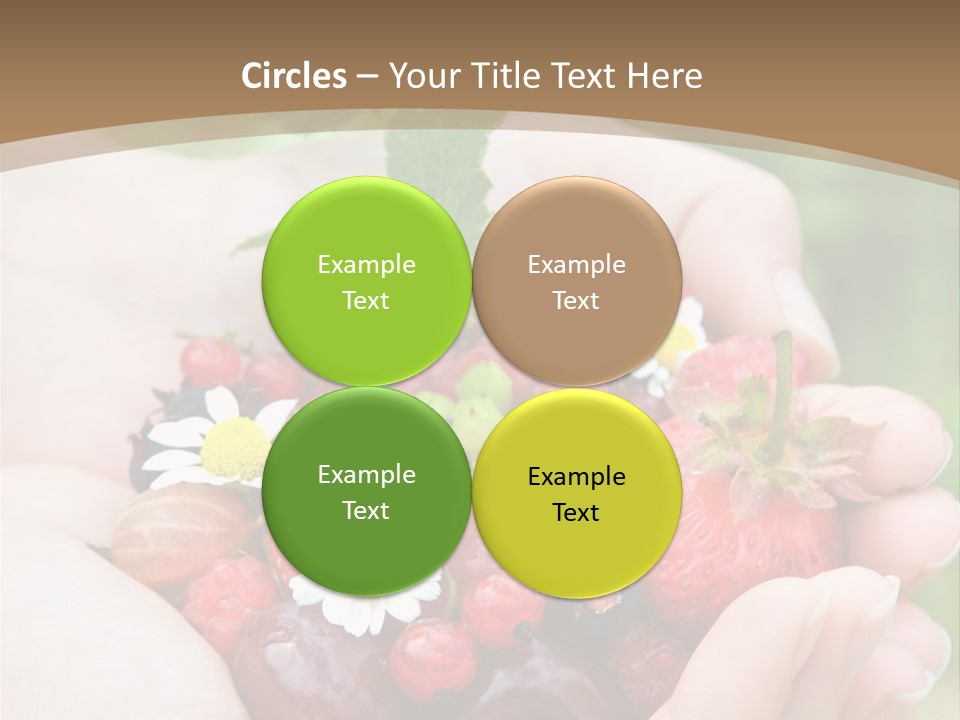 Succulent Juicy Picking PowerPoint Template
