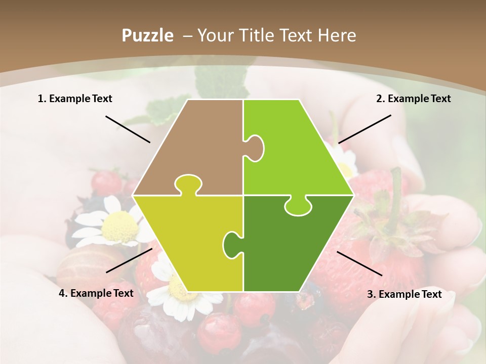 Succulent Juicy Picking PowerPoint Template