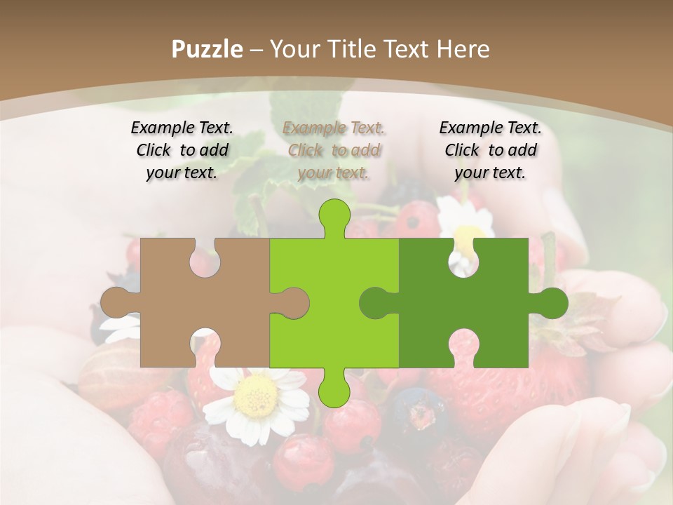 Succulent Juicy Picking PowerPoint Template