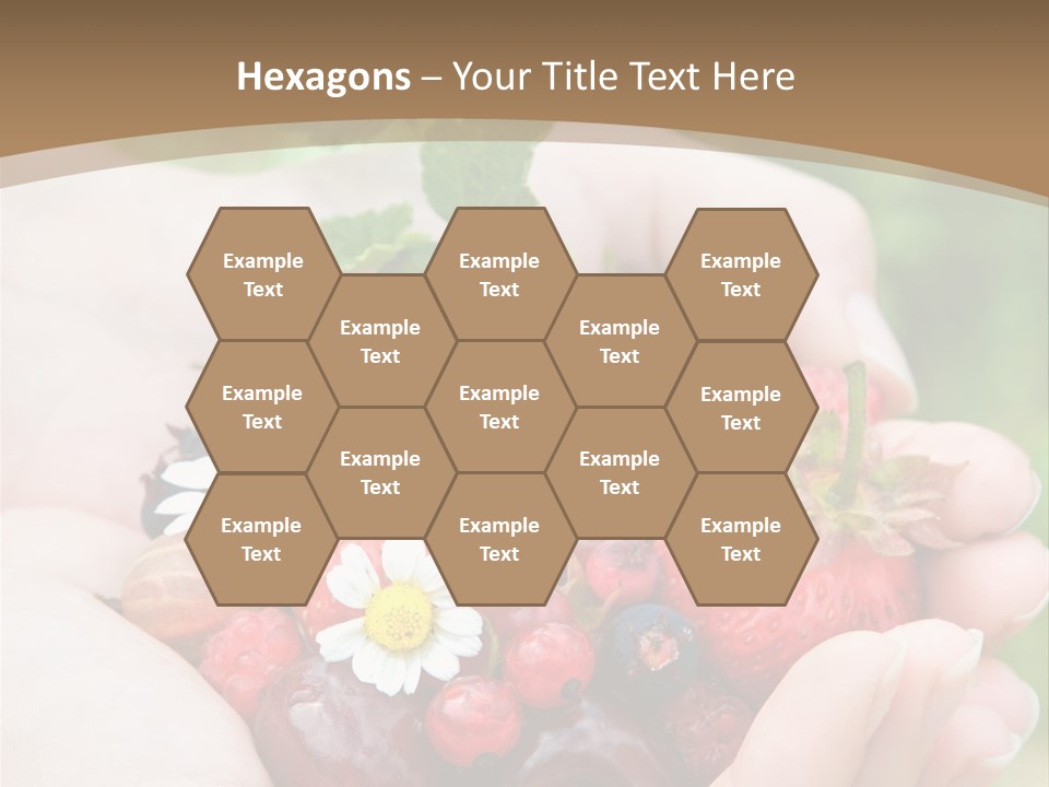 Succulent Juicy Picking PowerPoint Template