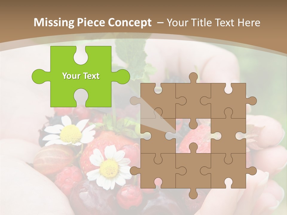 Succulent Juicy Picking PowerPoint Template