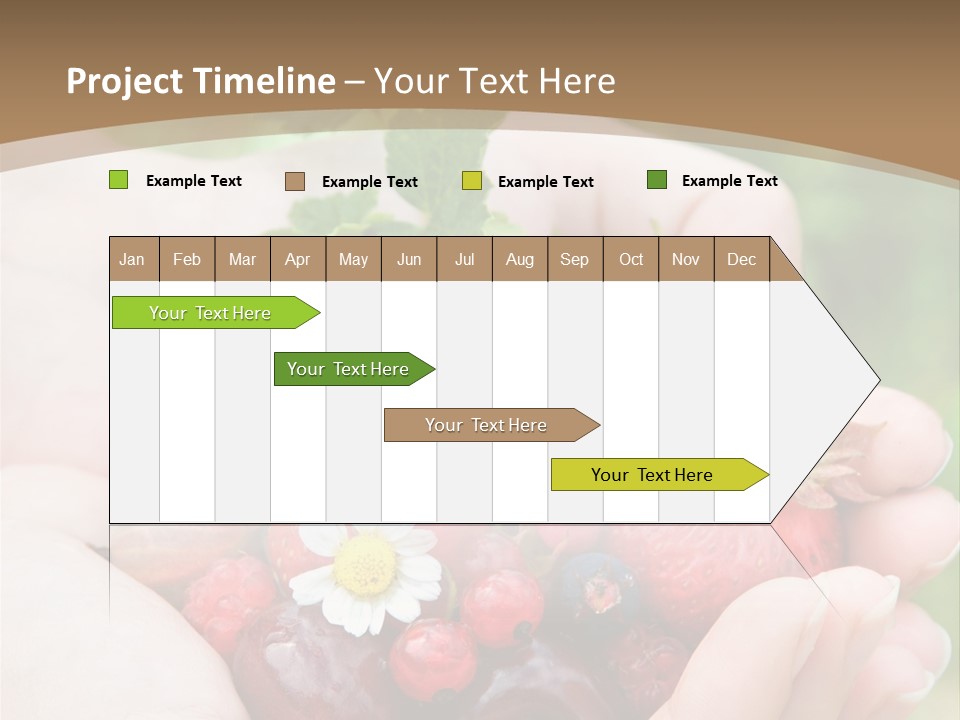 Succulent Juicy Picking PowerPoint Template