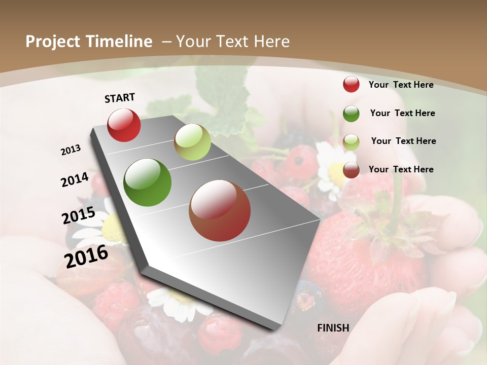 Succulent Juicy Picking PowerPoint Template