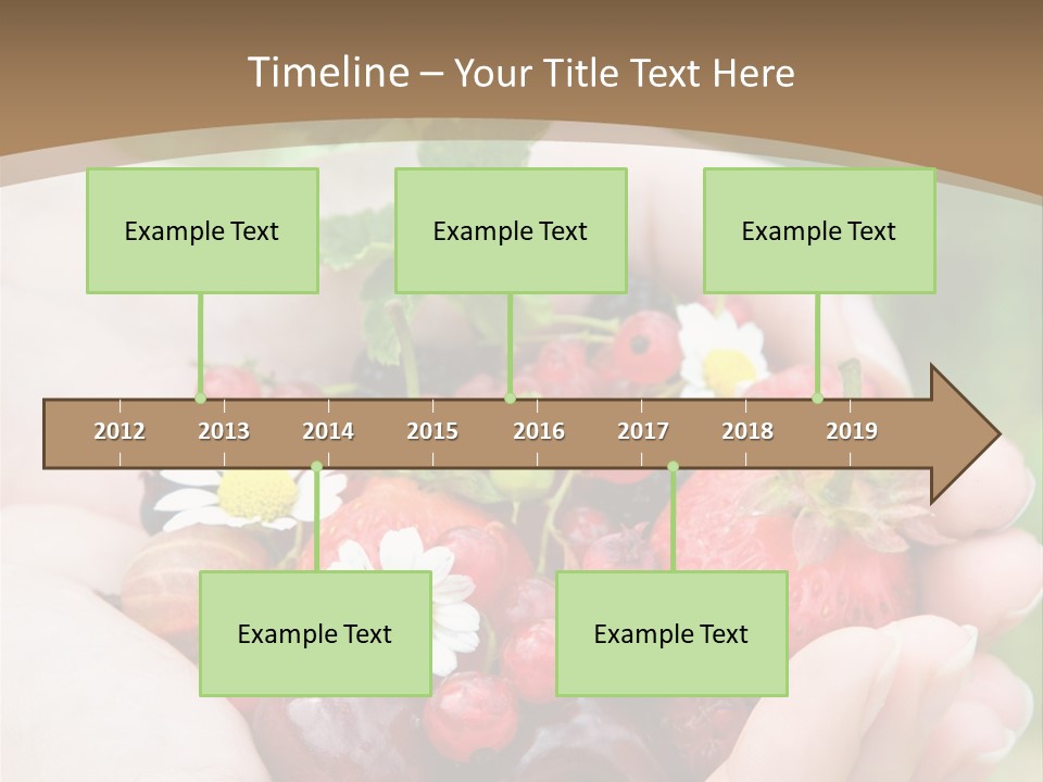 Succulent Juicy Picking PowerPoint Template
