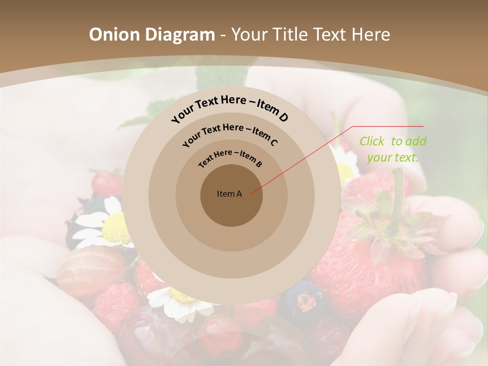 Succulent Juicy Picking PowerPoint Template