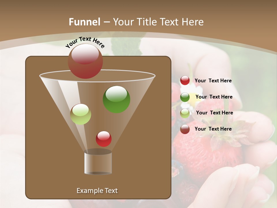 Succulent Juicy Picking PowerPoint Template