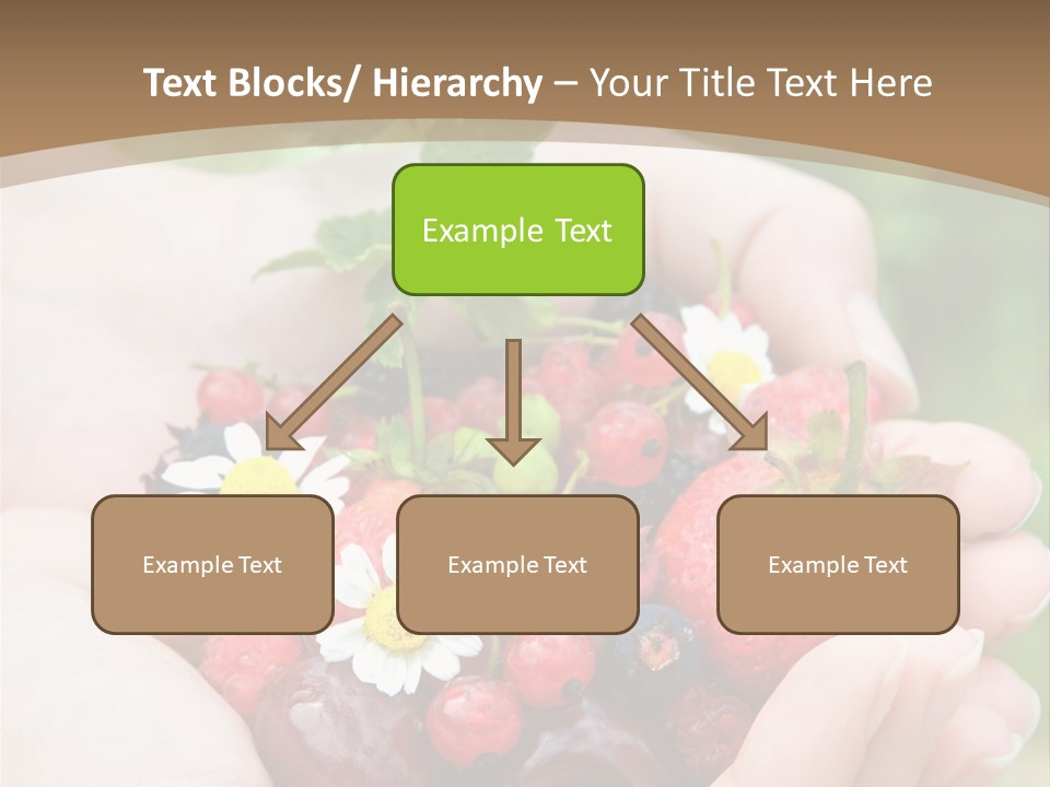 Succulent Juicy Picking PowerPoint Template