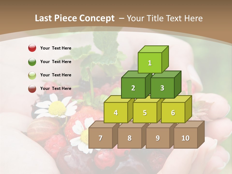 Succulent Juicy Picking PowerPoint Template