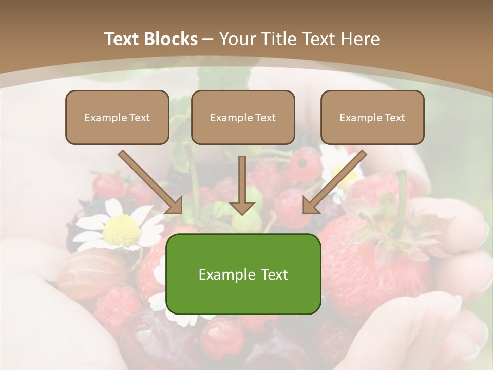 Succulent Juicy Picking PowerPoint Template